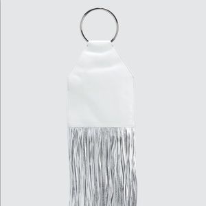 KARA leather fringe mini bag NEW with original box